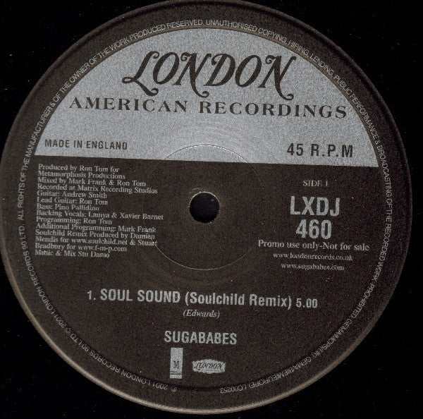 Sugababes : Soul Sound (12", Promo)