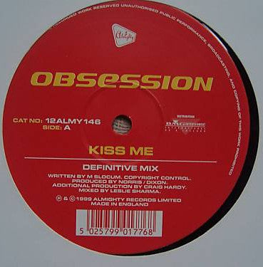 Obsession : Kiss Me (12")