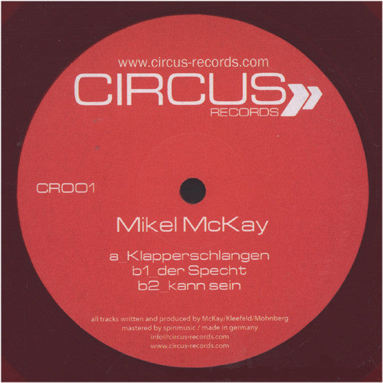Mikel McKay : Klapperschlangen (12", Ltd, Red)