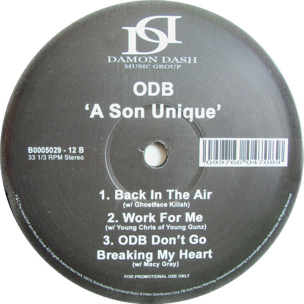 Ol' Dirty Bastard : A Son Unique B0005029-12 – EtherWood