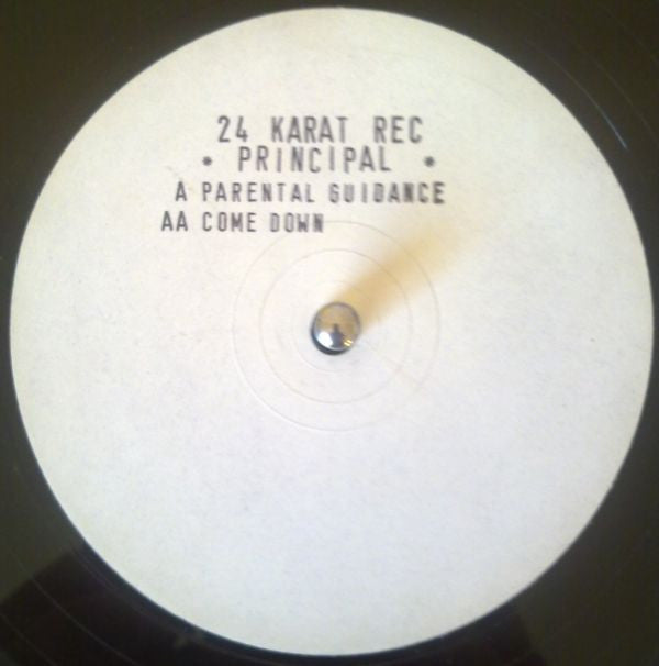 Principal (3) : Parental Guidance / Come Down (12", Promo, W/Lbl)