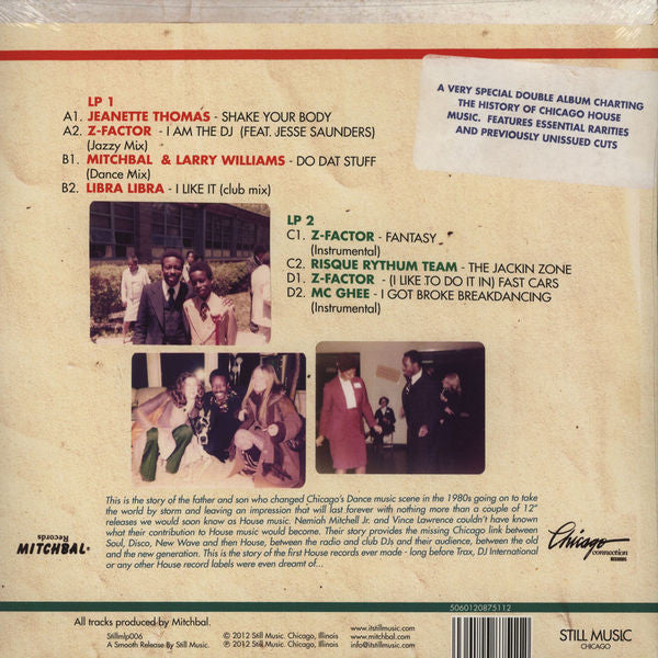 Jerome Derradji : 122 BPM (The Birth Of House Music) (2xLP, Comp)