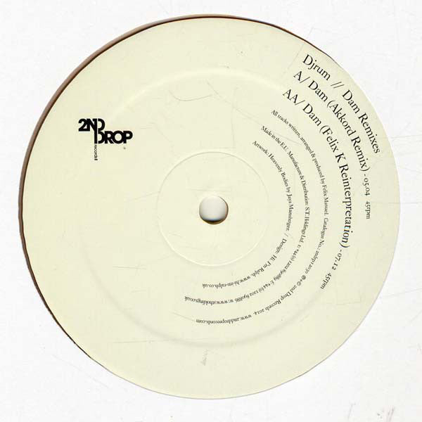 DJ Rum : Dam Remixes (12", Pin)