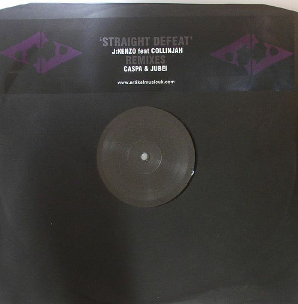 J:Kenzo feat. Collinjah : Straight Defeat Remixes (12", W/Lbl)