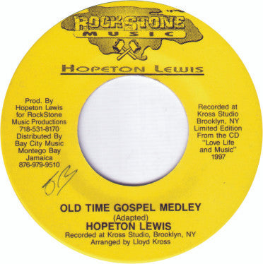 Hopeton Lewis : Love Me Now / Old Time Gospel Medley (7", Ltd)