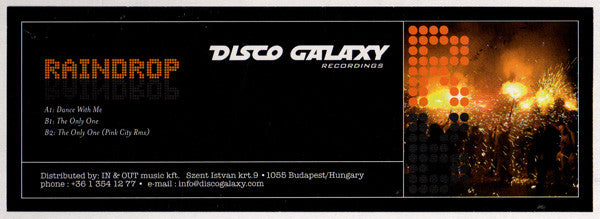 Raindrop : Dance With Me (12")