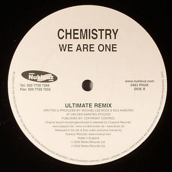 Chemistry : We Are One (12")