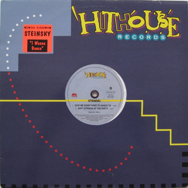 Stephan Stein : I Wanna Dance (12")