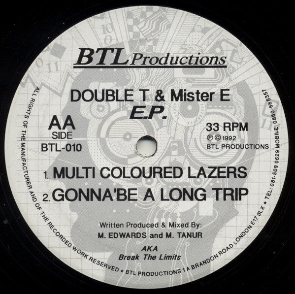Double T* & Mister E (9) : E.P. (12", EP)