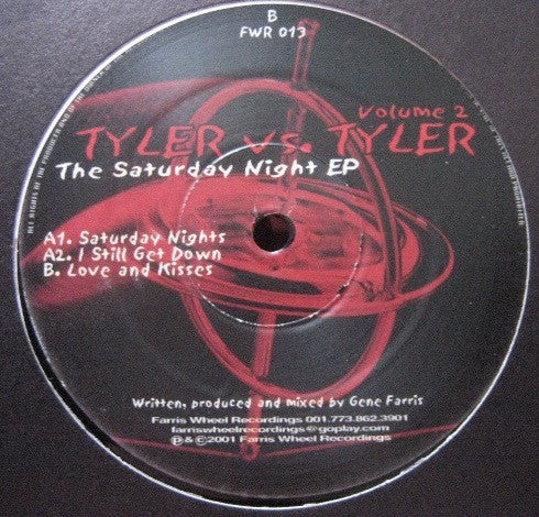 Tyler vs. Tyler* : The Saturday Night EP (12", EP)