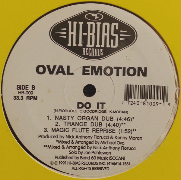 Oval Emotion : Do It (12")