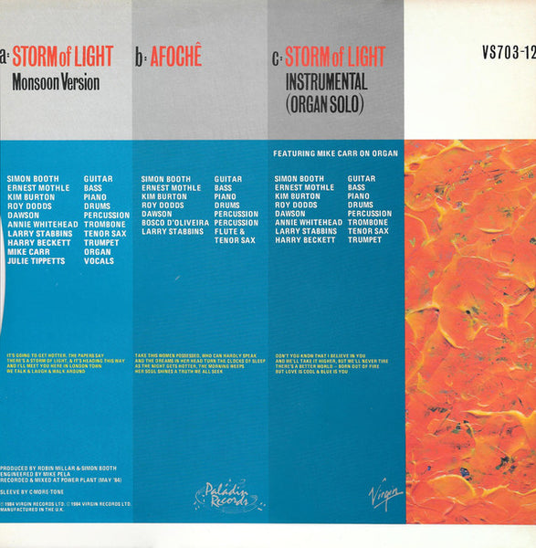 Working Week : Storm Of Light (12", Single)