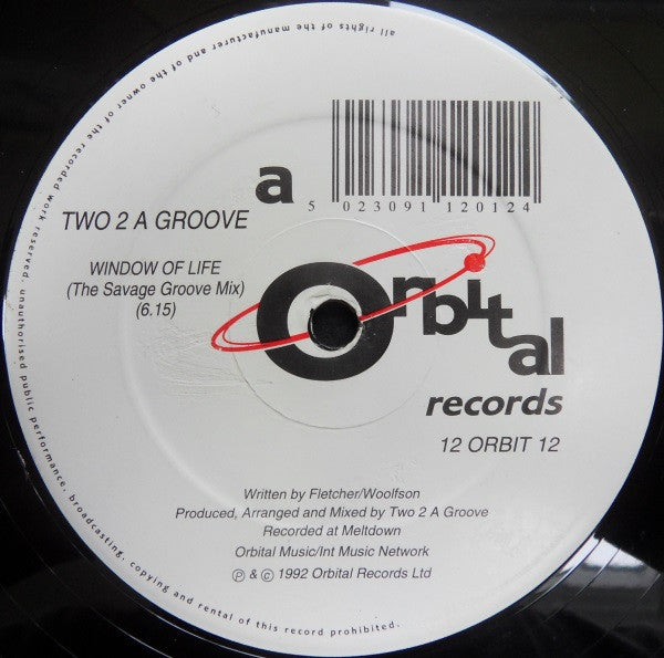 Two 2 A Groove : Window Of Life (12")