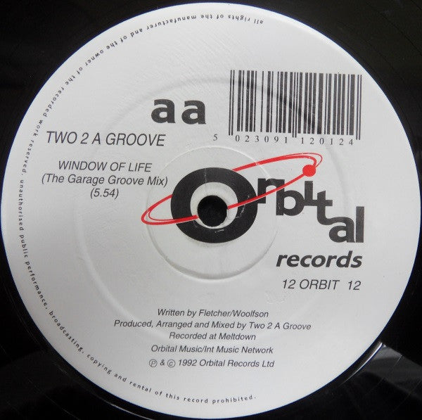 Two 2 A Groove : Window Of Life (12")