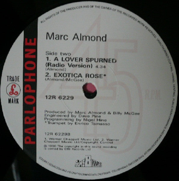 Marc Almond : A Lover Spurned (12")
