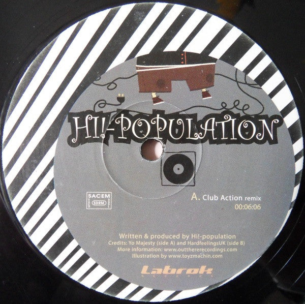 Hi!-Population : Club Action / So Hot Right Now (12")