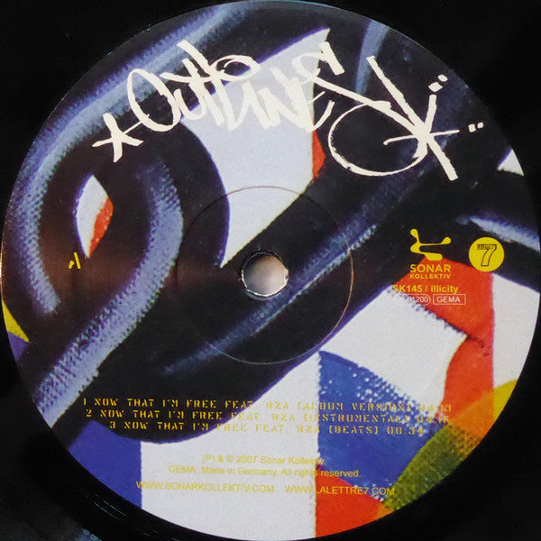 Outlines Feat. RZA : Now That I'm Free / This World (12")