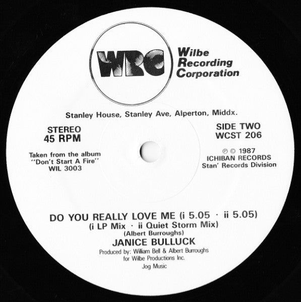 Janice Bullock : Do You Really Love Me (12")