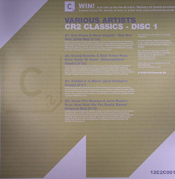 Various : CR2 Classics - House (12", Ltd)