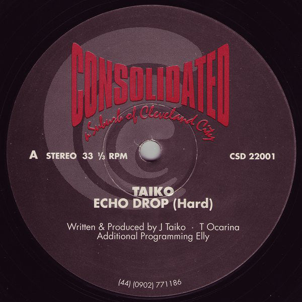 Taiko (2) : Echo Drop (12", Single)