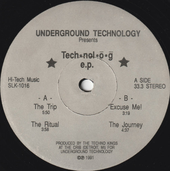 Underground Technology : Tech•nol•o•g E.P. (12", EP, Unofficial)