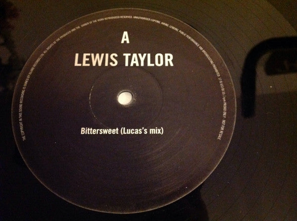 Lewis Taylor : Bittersweet (12", Promo)