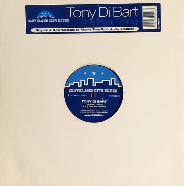 Tony Di Bart : The Real Thing (12", Single)