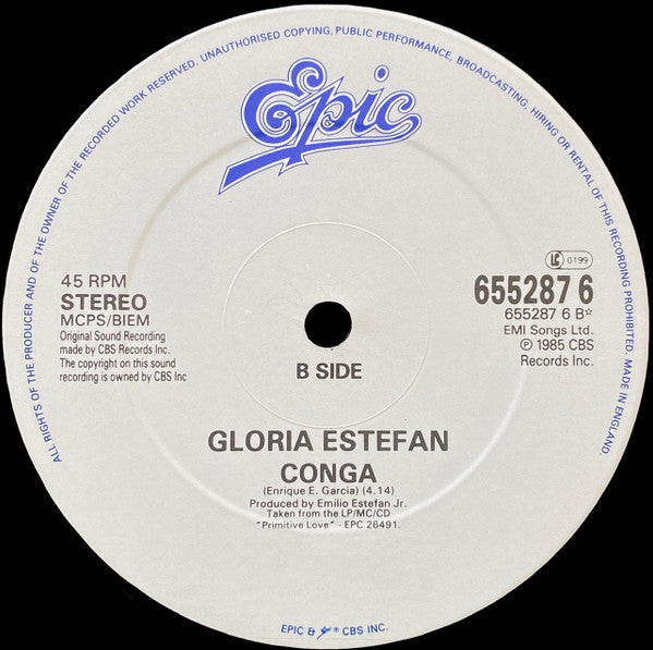 Gloria Estefan : Oye Mi Canto (Hear My Voice) (12", Single)
