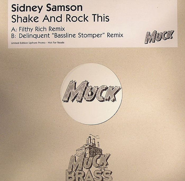 Sidney Samson : Shake And Rock This (12", Ltd, Promo)