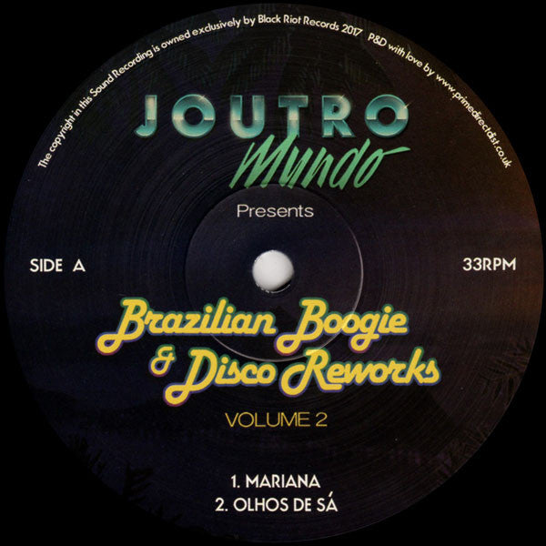 Joutro Mundo : Brazilian Disco & Boogie Reworks Volume 2 (12")