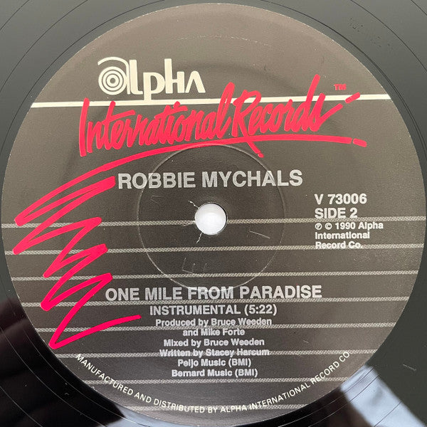 Robbie Mychals : One Mile From Paradise (12")