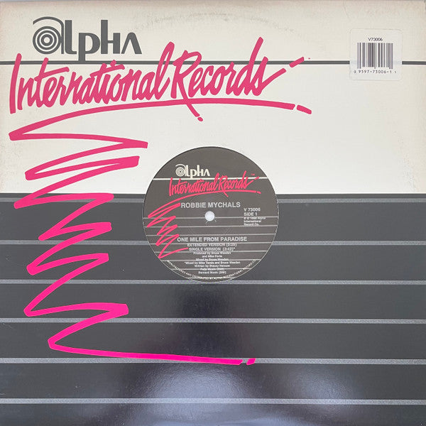 Robbie Mychals : One Mile From Paradise (12")
