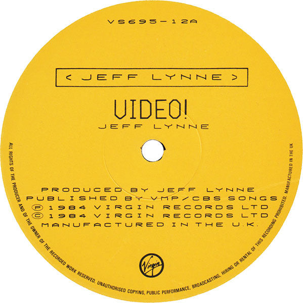 Jeff Lynne : Video! (12")