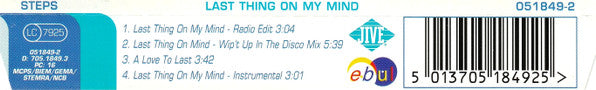 Steps : Last Thing On My Mind (CD, Maxi)