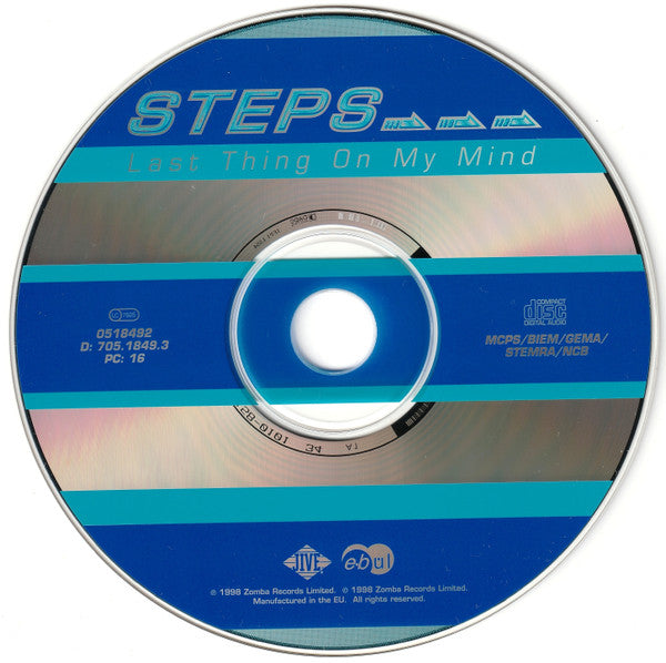 Steps : Last Thing On My Mind (CD, Maxi)