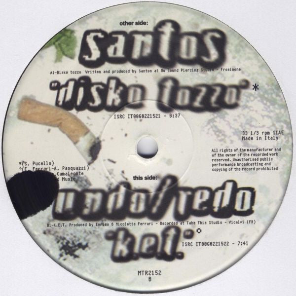 Various : From Ciociaria With Dub E.P. (12", EP)