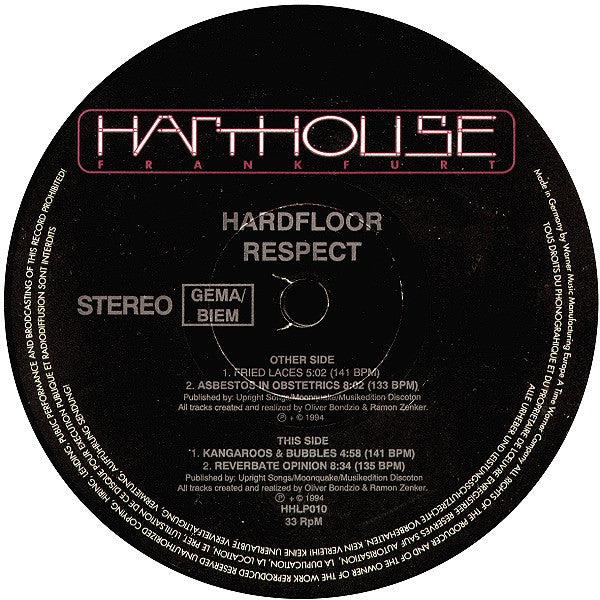 Hardfloor : Respect (2xLP, Album)