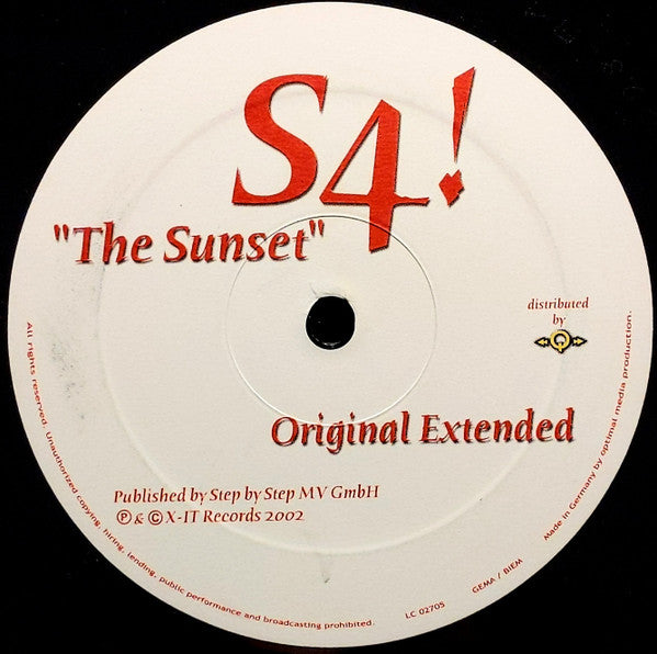 S4!* : The Sunset (12")