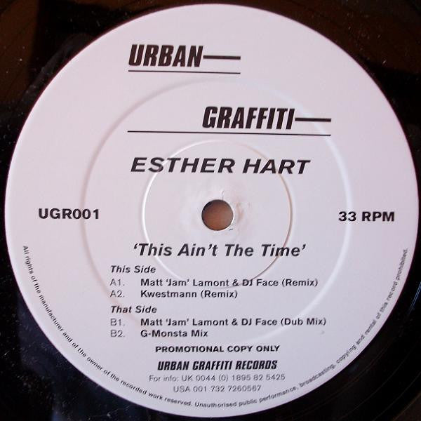 Esther Hart : This Ain't The Time (12", Promo)