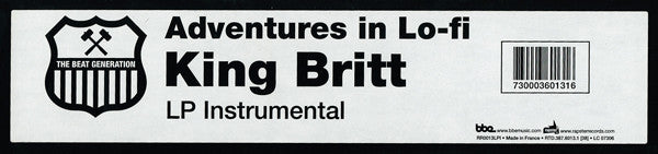 King Britt : Adventures In Lo-fi (LP Instrumental) (2xLP, Album)