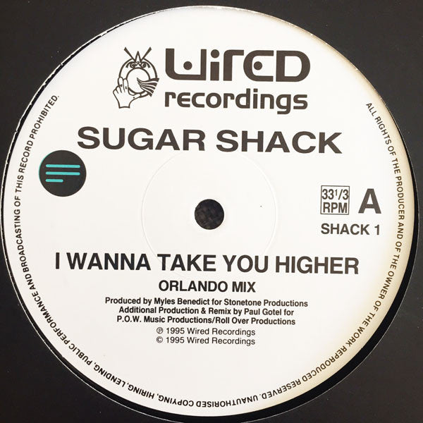 Sugar Shack : I Wanna Take You Higher (2x12", Promo)