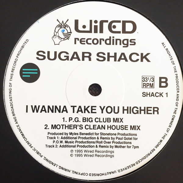 Sugar Shack : I Wanna Take You Higher (2x12", Promo)