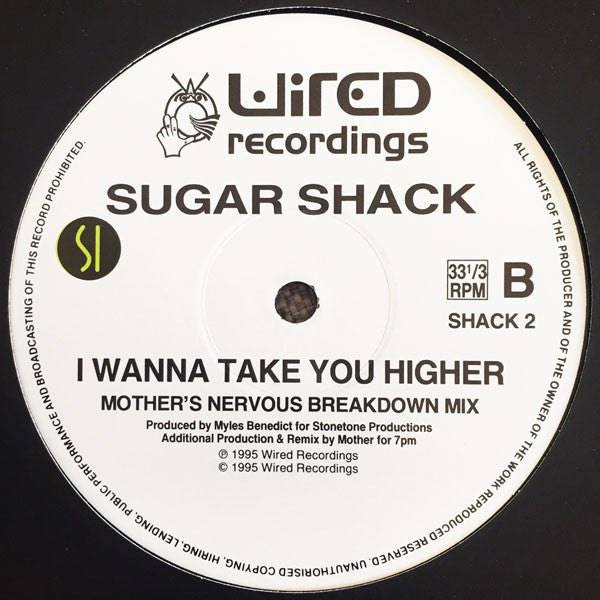 Sugar Shack : I Wanna Take You Higher (2x12", Promo)