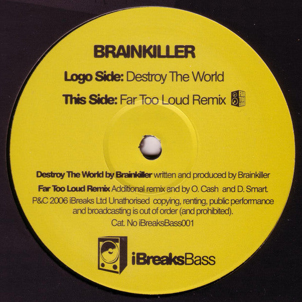 Brainkiller (3) : Destroy The World (12")