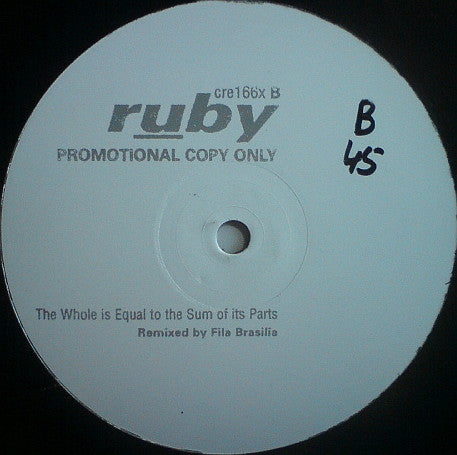 Ruby : Flippin' Tha Bird (12", Promo)
