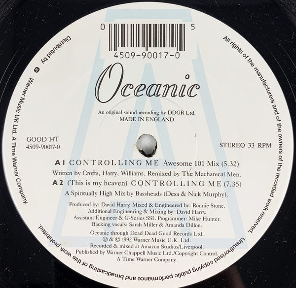 Oceanic : Controlling Me (12", Single)