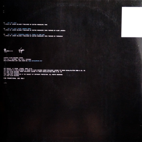 Sofa Surfers : See The Light (12", Promo)