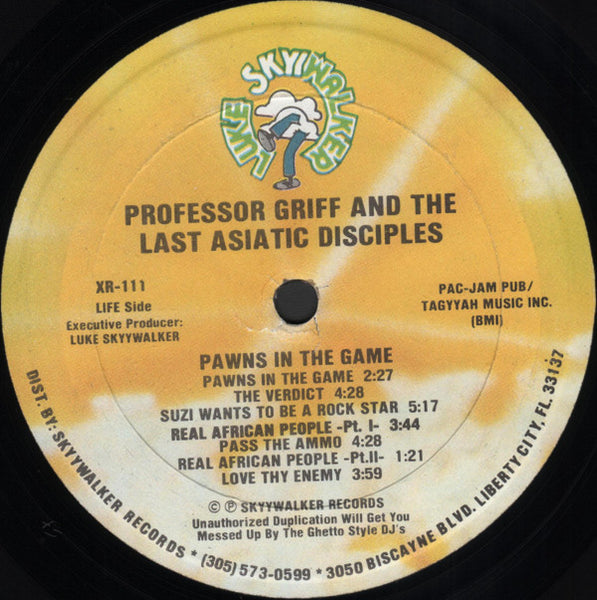 Professor Griff And The Last Asiatic Disciples : Pawns In The Game (LP, Album)