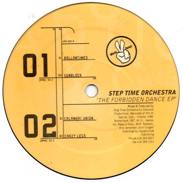 Step Time Orchestra : The Forbidden Dance (12")
