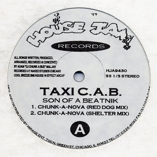 Taxi C.A.B. : Son Of A Beatnik (12")